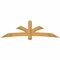Ekena Millwork Davenport Rough Sawn Timber Gable Bracket, Western Red Cedar, 96"W x 28"H x 2"D x 6"F, 7/12 Pitch GBW096X28X0206DAV00RWR - alternate 1